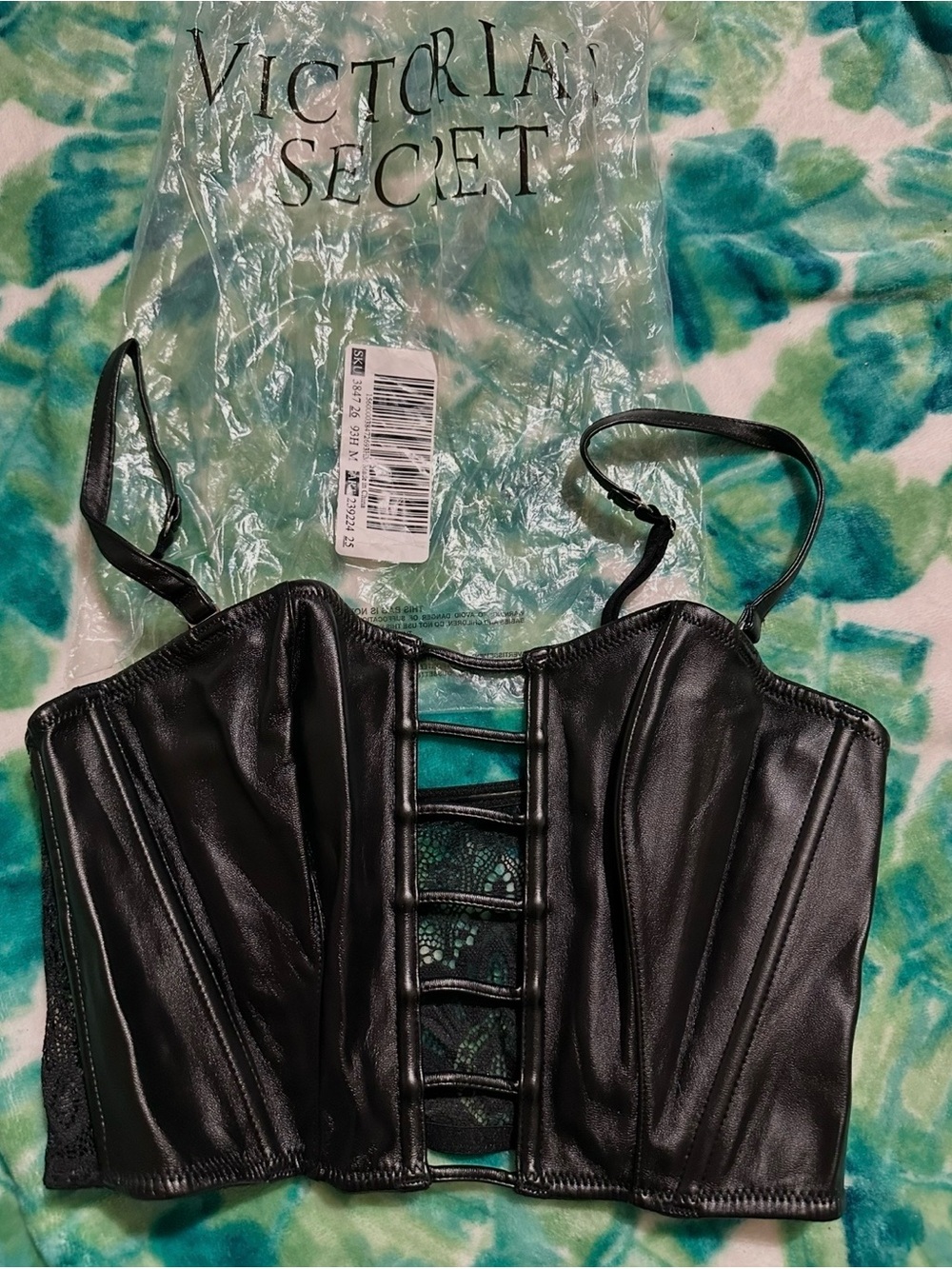 Victoria’s Secret Faux Leather,Size Medium,New